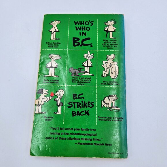 B.C. Comic Strip By Johnny Hart Book Paperback Lot Of 4 Books Vintage Read - Picture 8 of 16